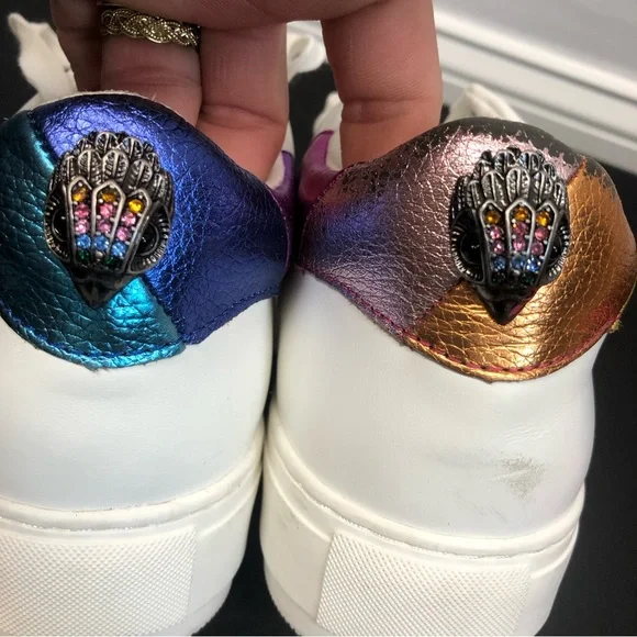 Kurt Geiger metallic rainbow heel sneakers, good condition - Picture 11 of 14